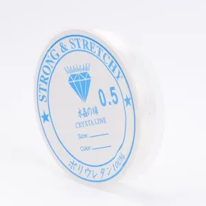 0.5mm Clear Elastic Cord 12.5m