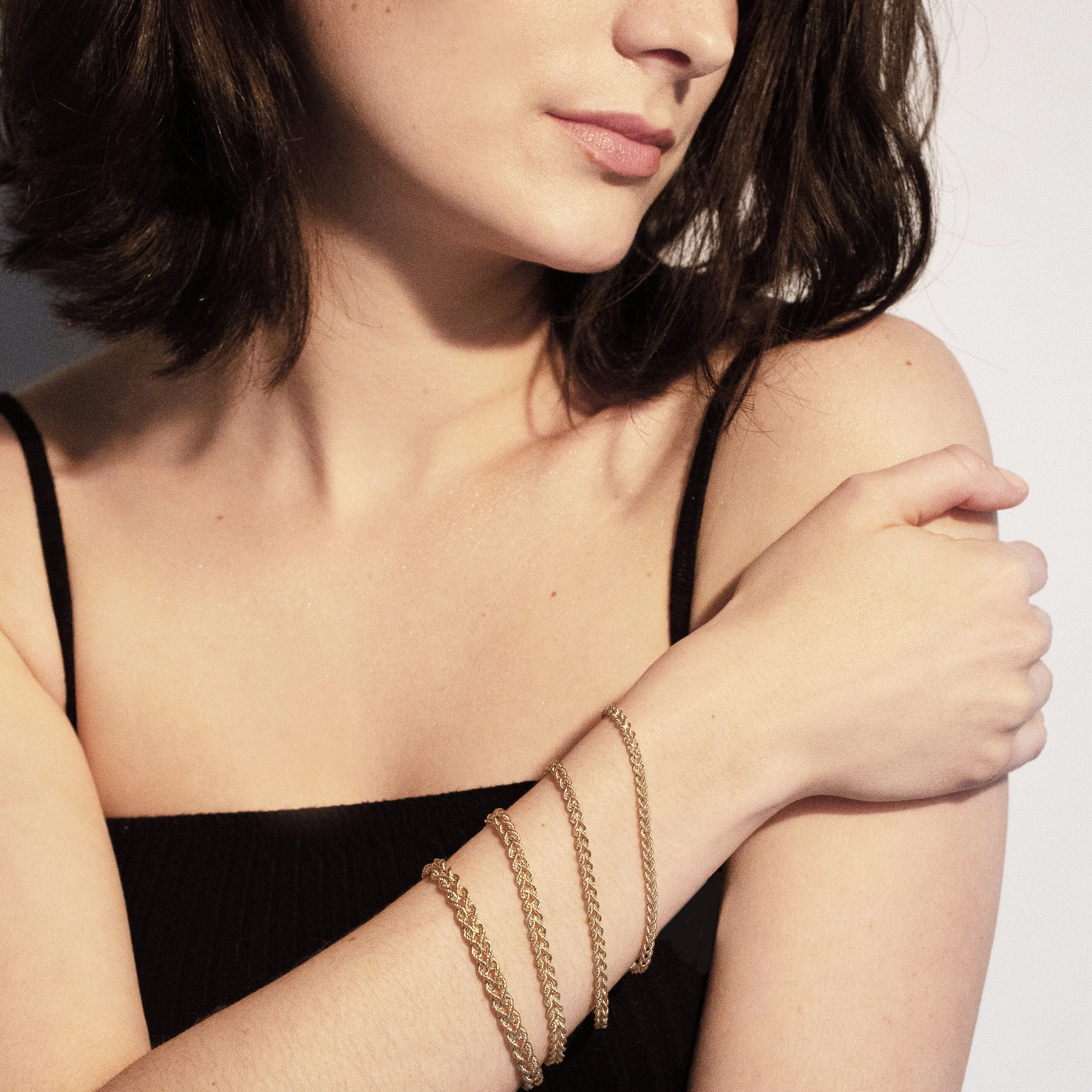 14K Gold Double Rope Bracelet