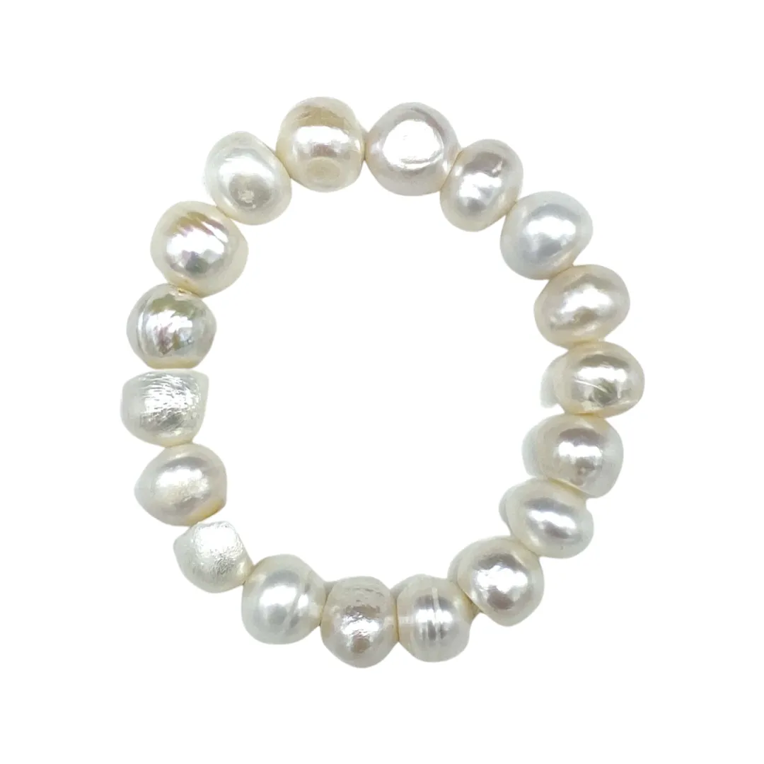 200-01-STR | WHITE BAM BAM STRETCH BRACELET
