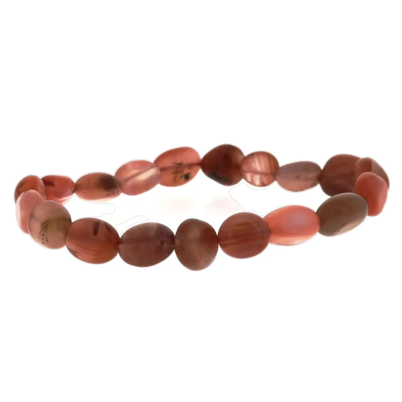 Agate Red Tumbled Bracelets