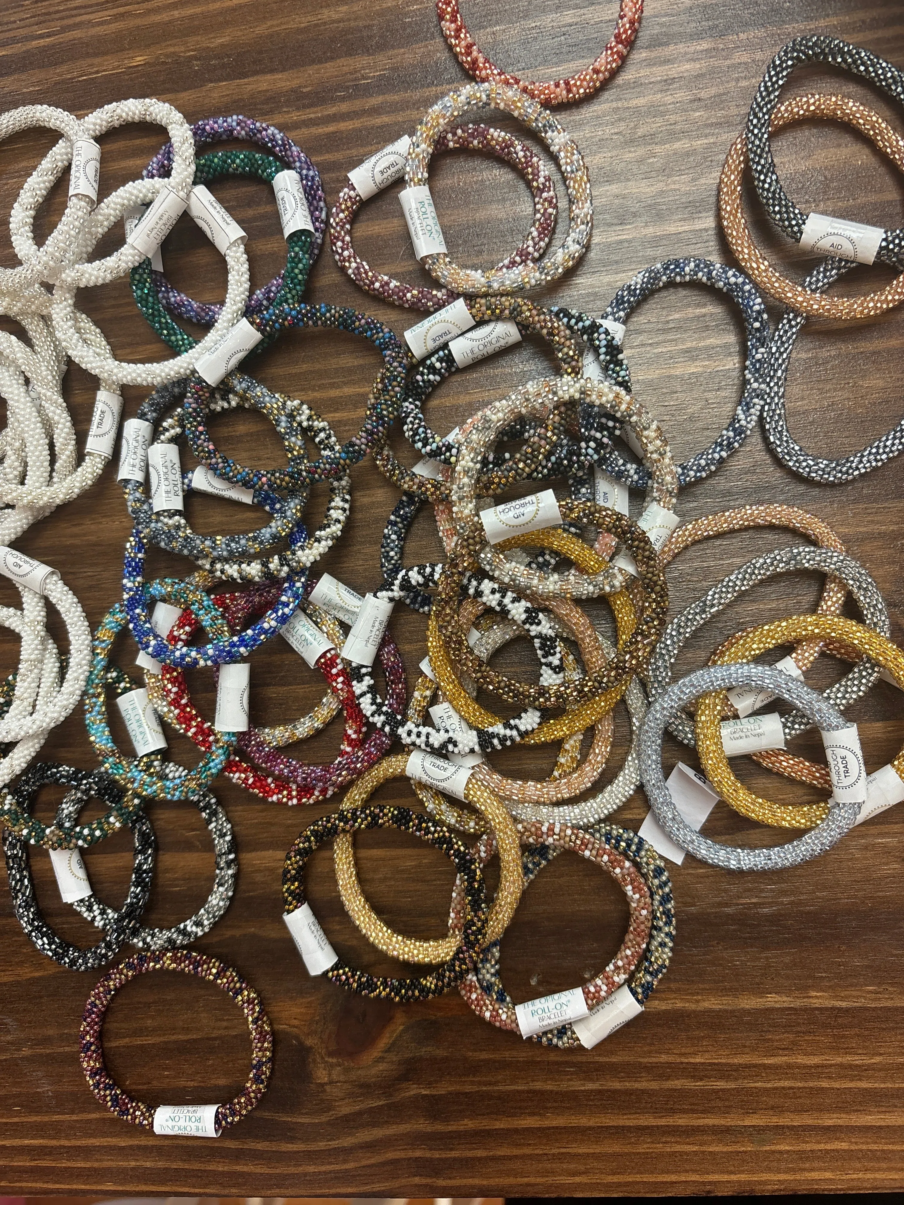 Aid Through Trade Ladies Roll-On Bracelets