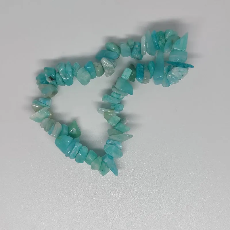 Amazonite Chip Crystal Bracelet