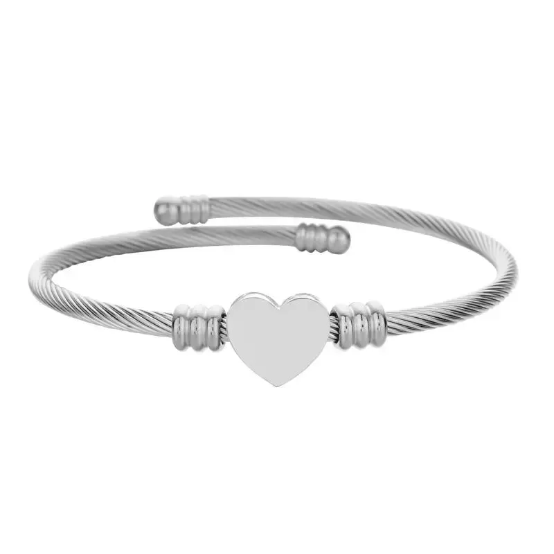 Amore Stainless Steel Adjustable Bracelet