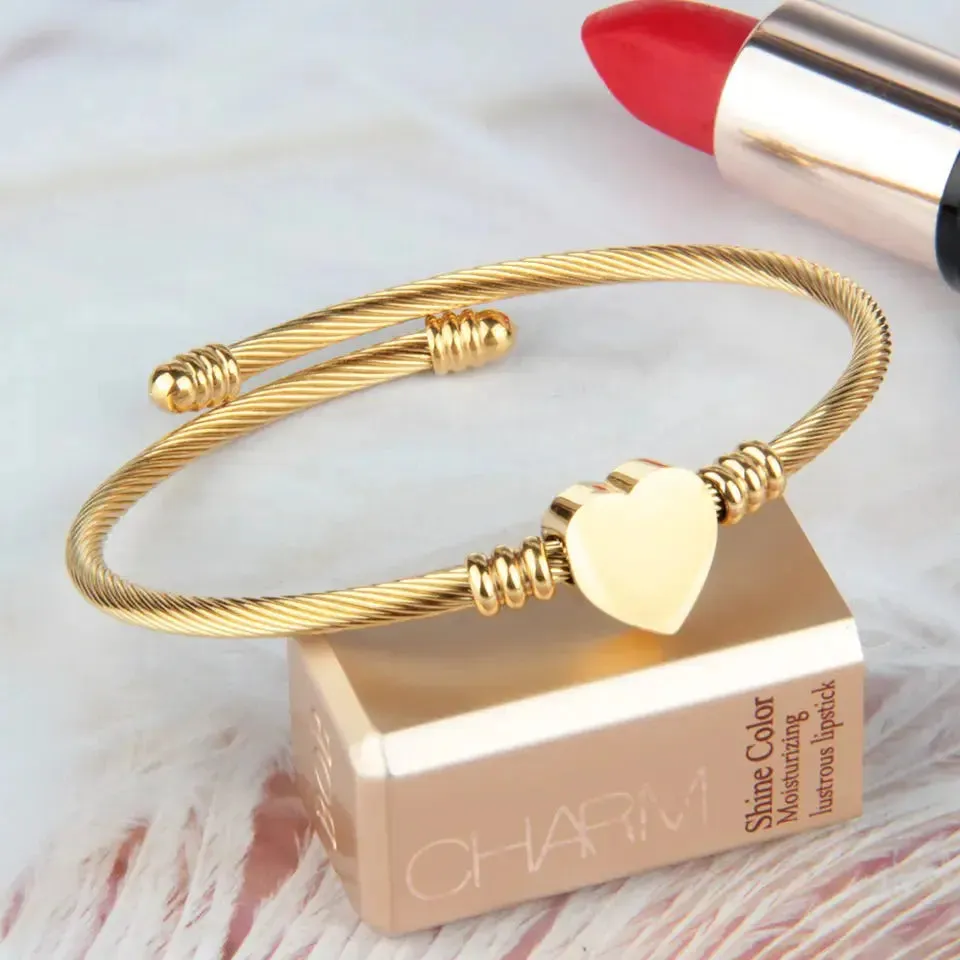 Amore Stainless Steel Adjustable Bracelet