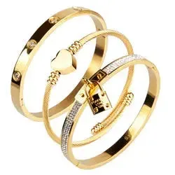 Amore Stainless Steel Adjustable Bracelet