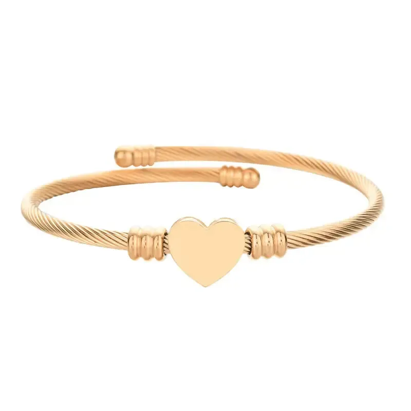 Amore Stainless Steel Adjustable Bracelet