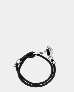 Anchor Bracelet in Black