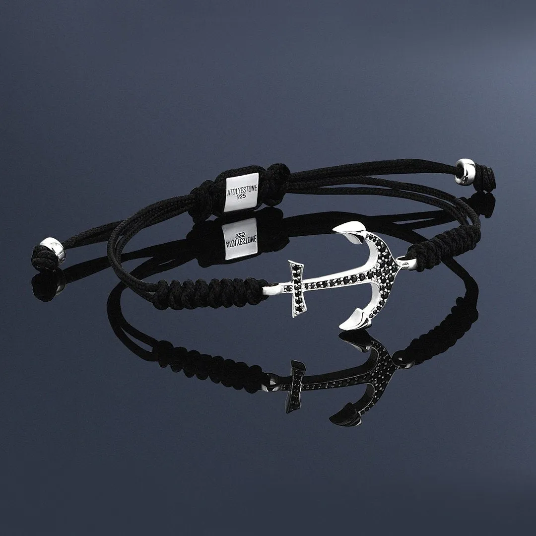 Anchor Macrame Bracelet