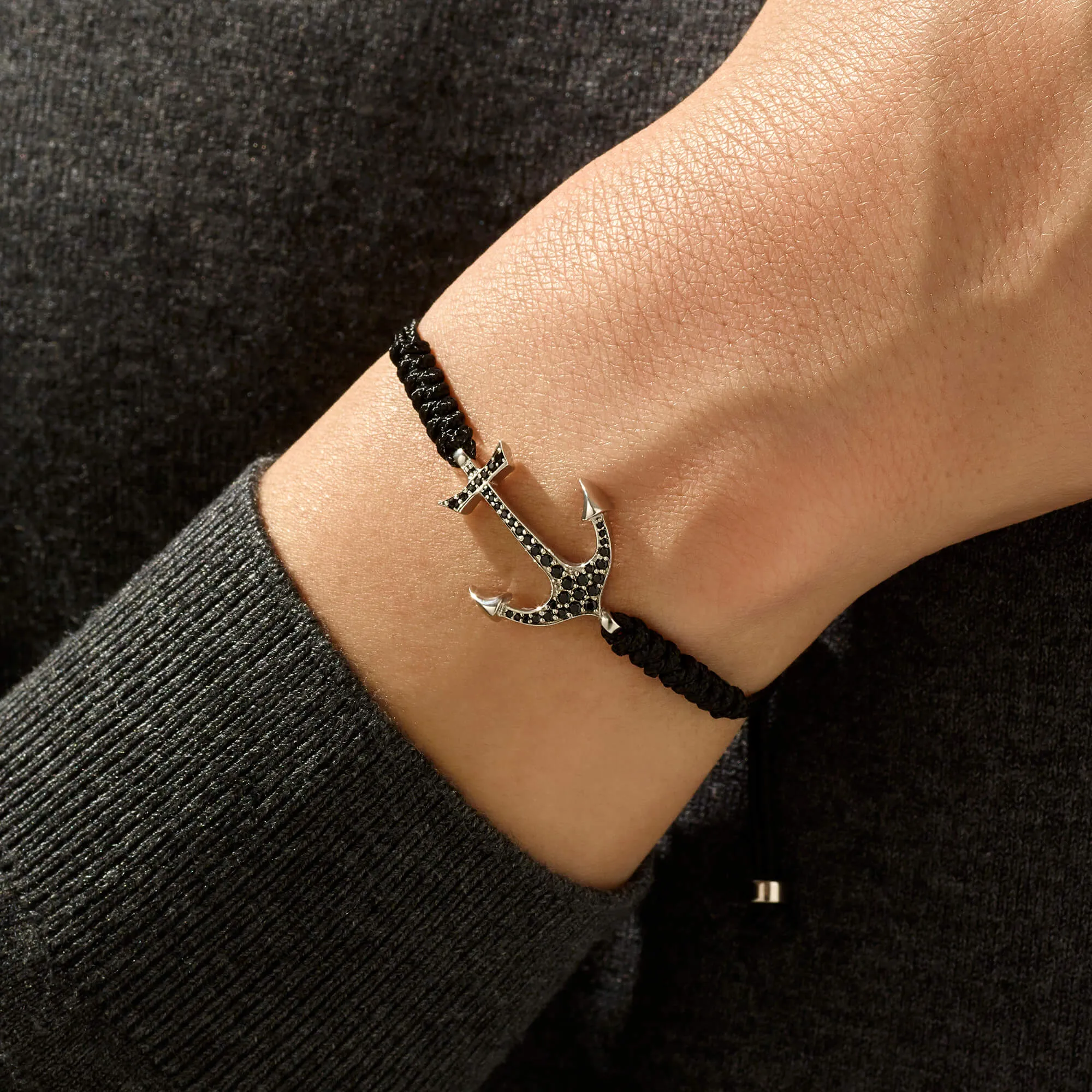Anchor Macrame Bracelet