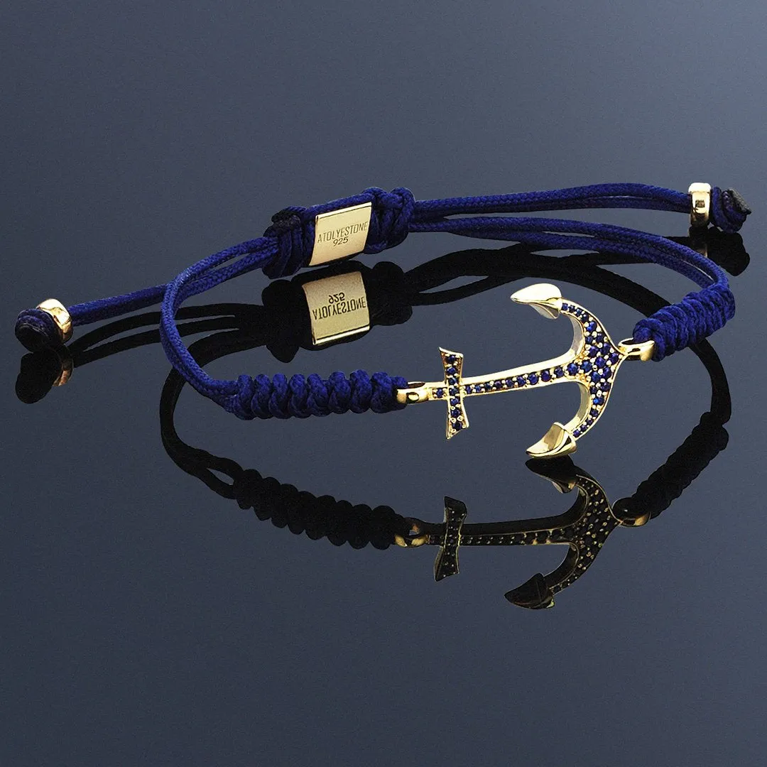 Anchor Macrame Bracelet