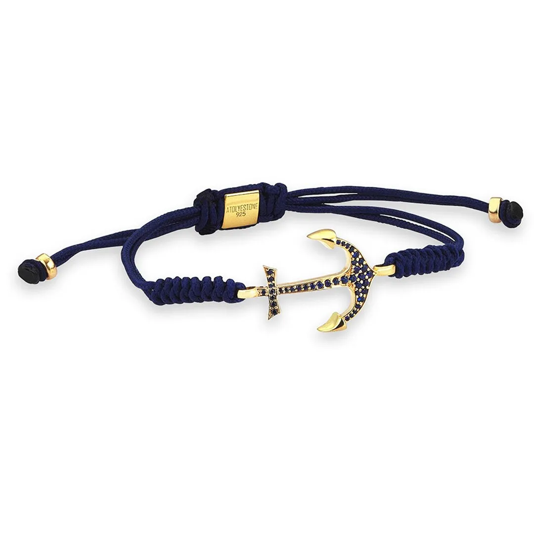 Anchor Macrame Bracelet