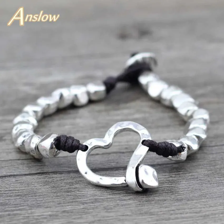 Anslow 2019 New Designer Best Selling Fashion Accessories Retro Vintage Dagonfly Punk Rock Unisex Women Men Bracelets  LOW0541LB