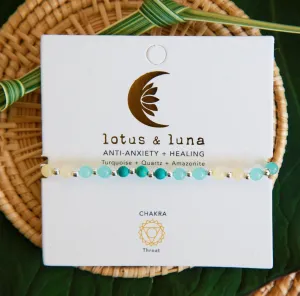 Anti-Anxiety   Healing 4mm Healing Bracelet (Silver)