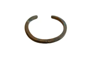 Antique African Child's Bronze Simplistic Cuff Bracelet