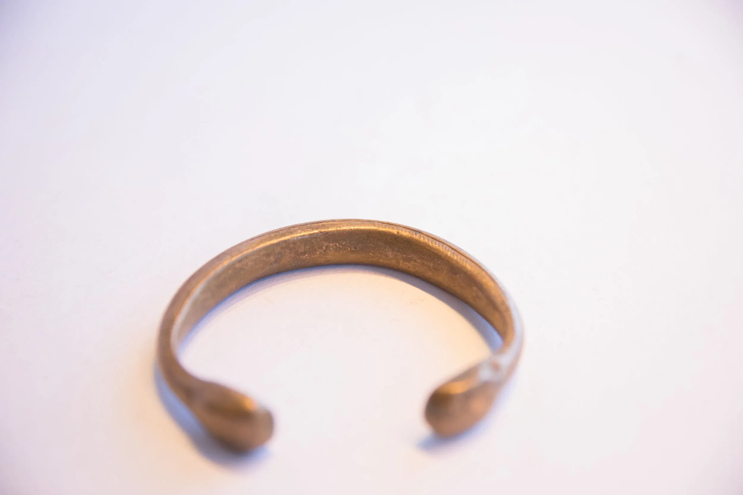 Antique African Snake Cuff Bracelet