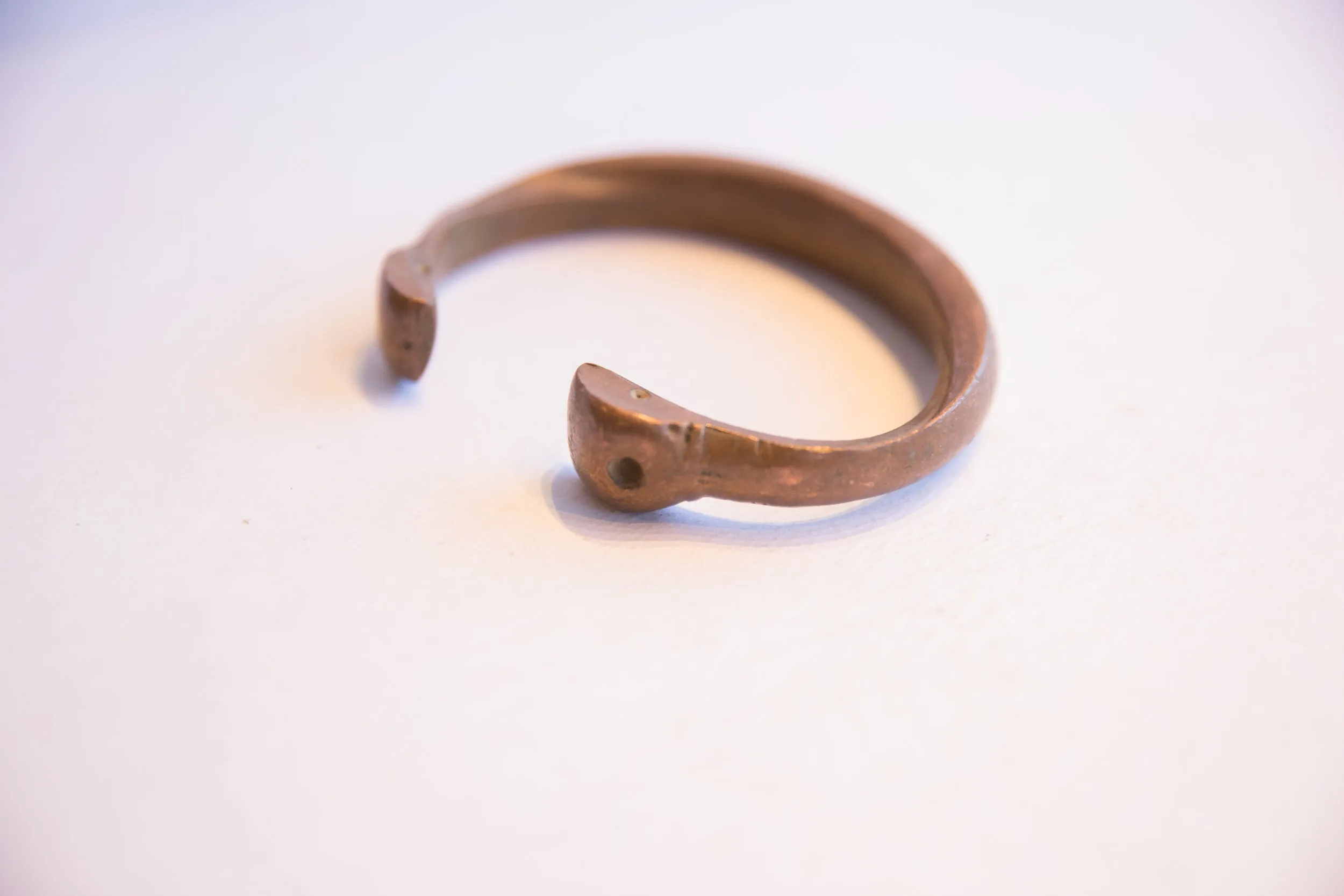 Antique African Snake Cuff Bracelet