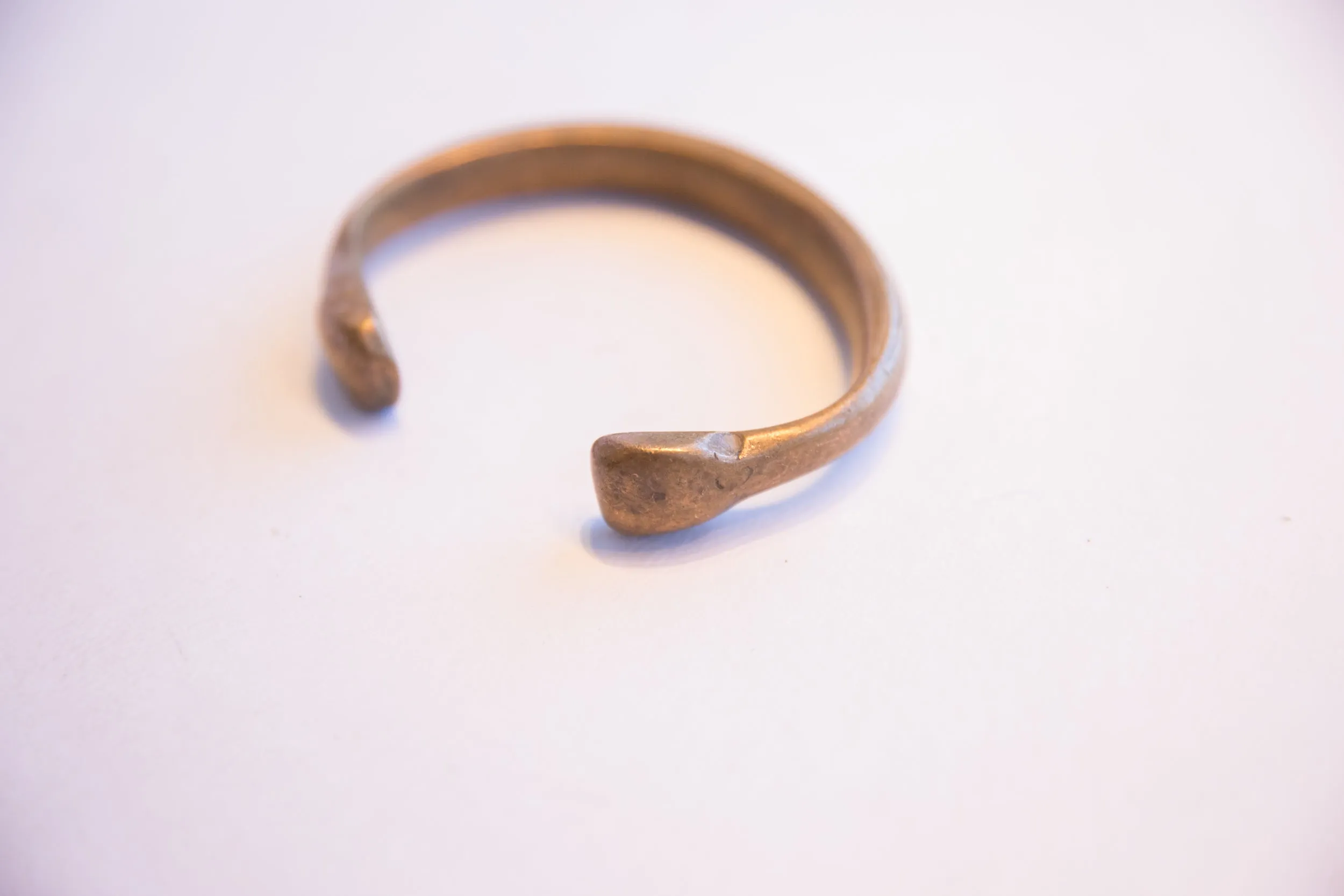Antique African Snake Cuff Bracelet
