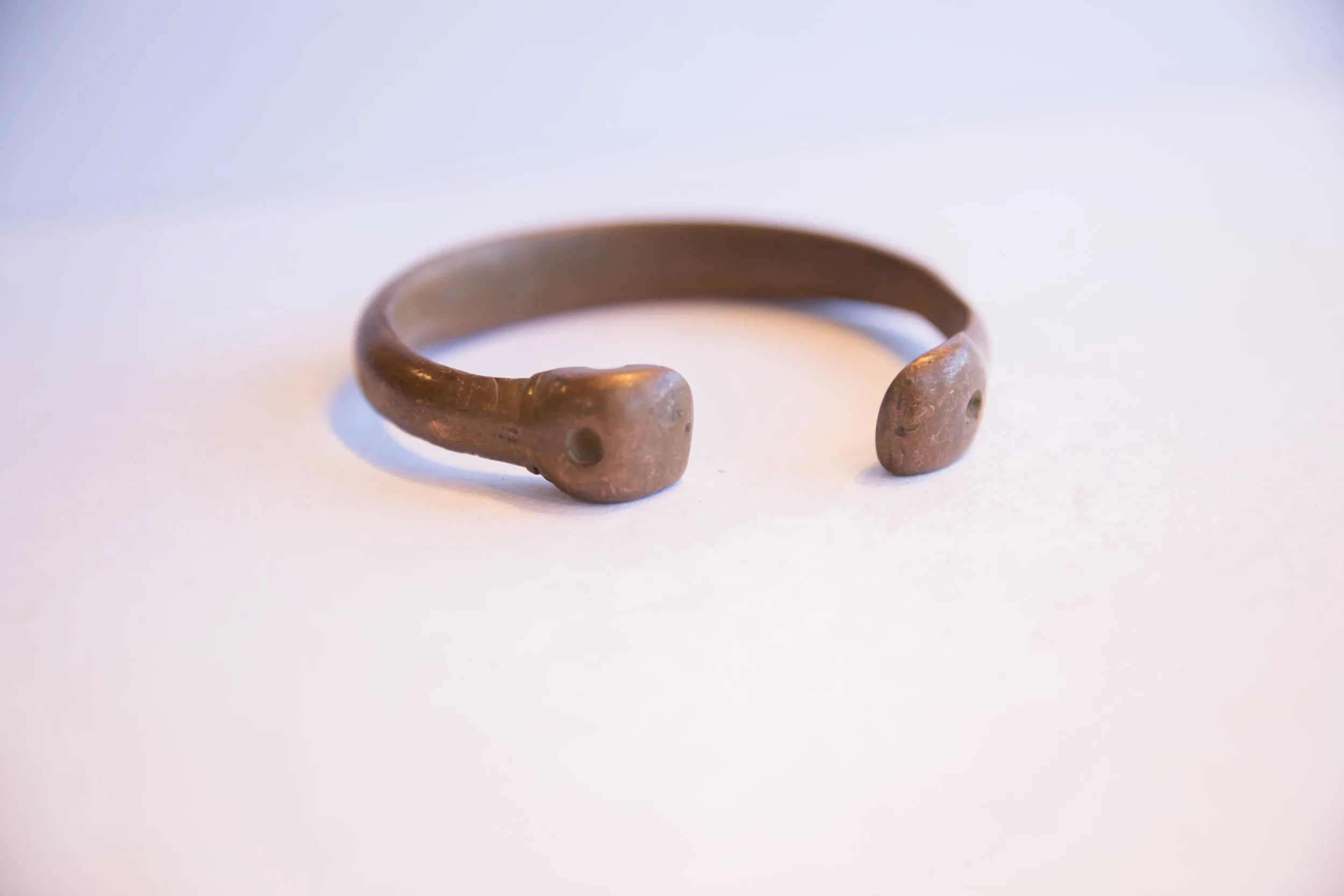 Antique African Snake Cuff Bracelet
