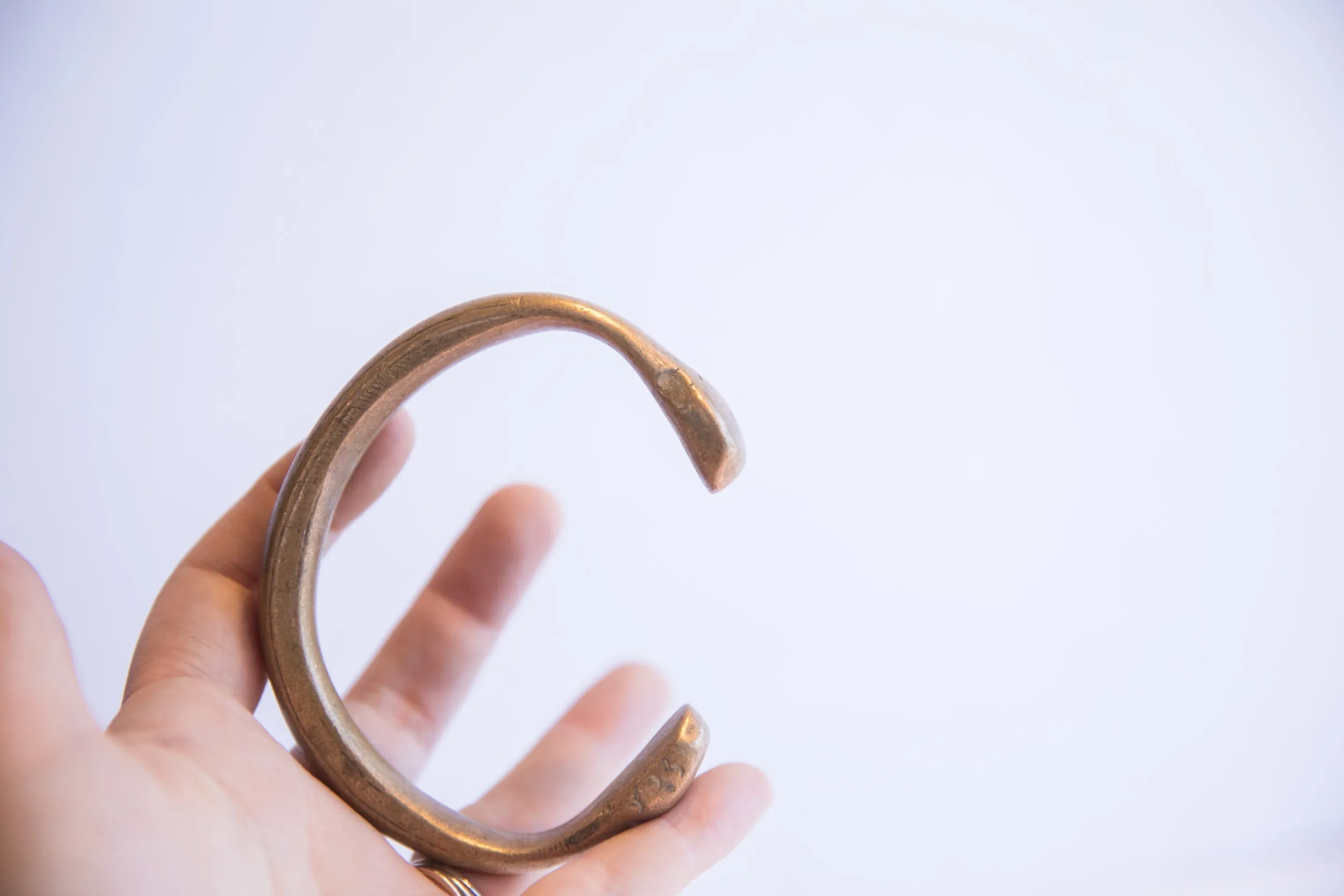 Antique African Snake Cuff Bracelet