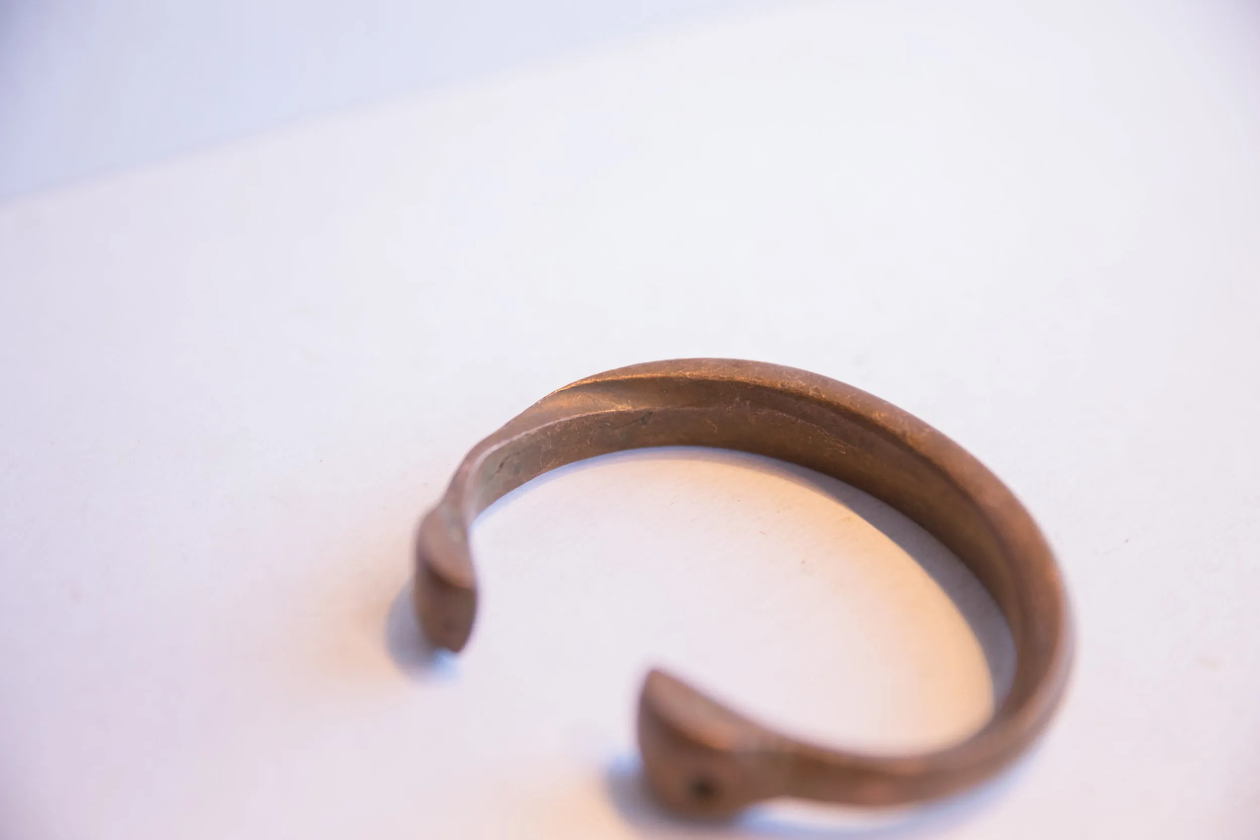 Antique African Snake Cuff Bracelet