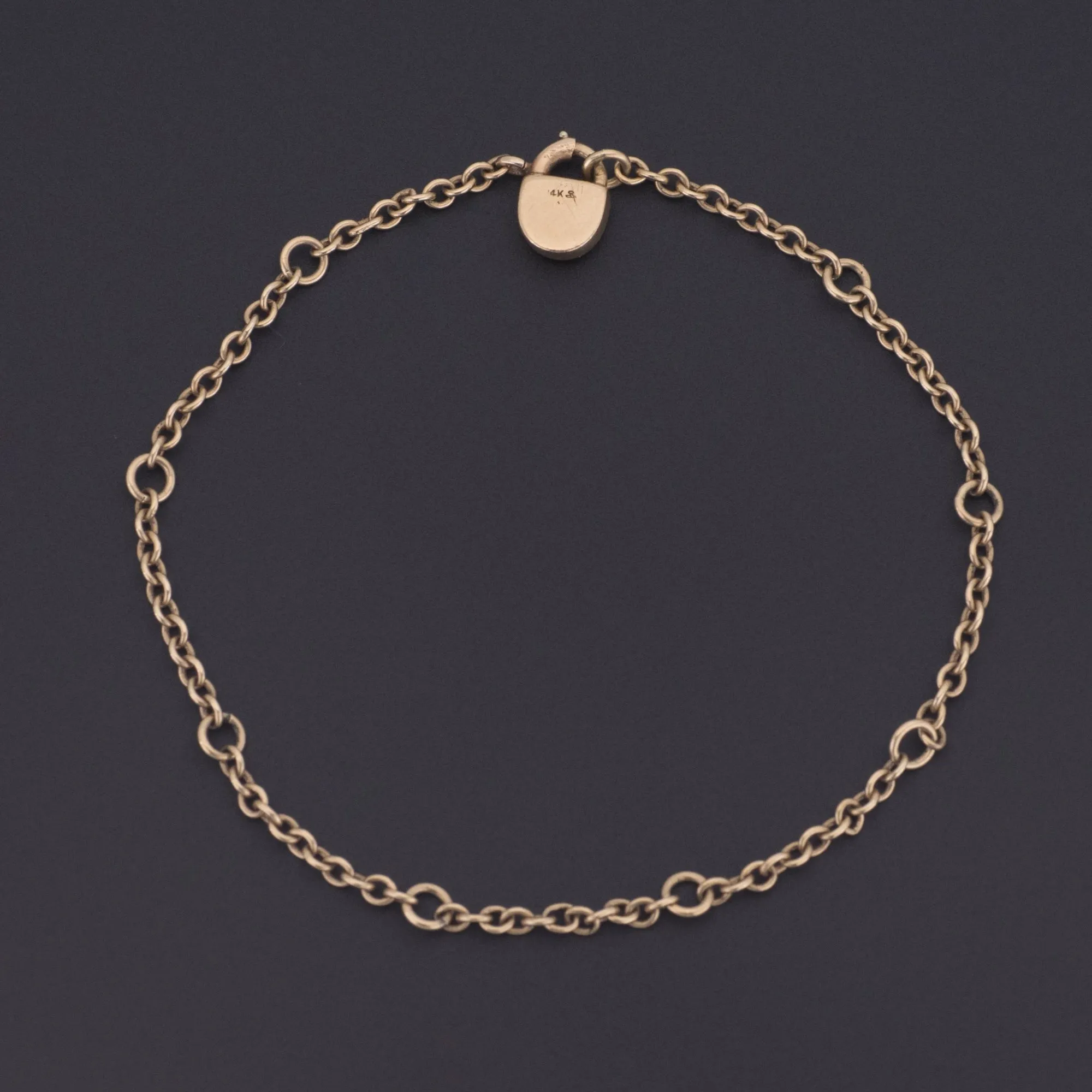 Antique Gold Bracelet | Antique Charm Bracelet