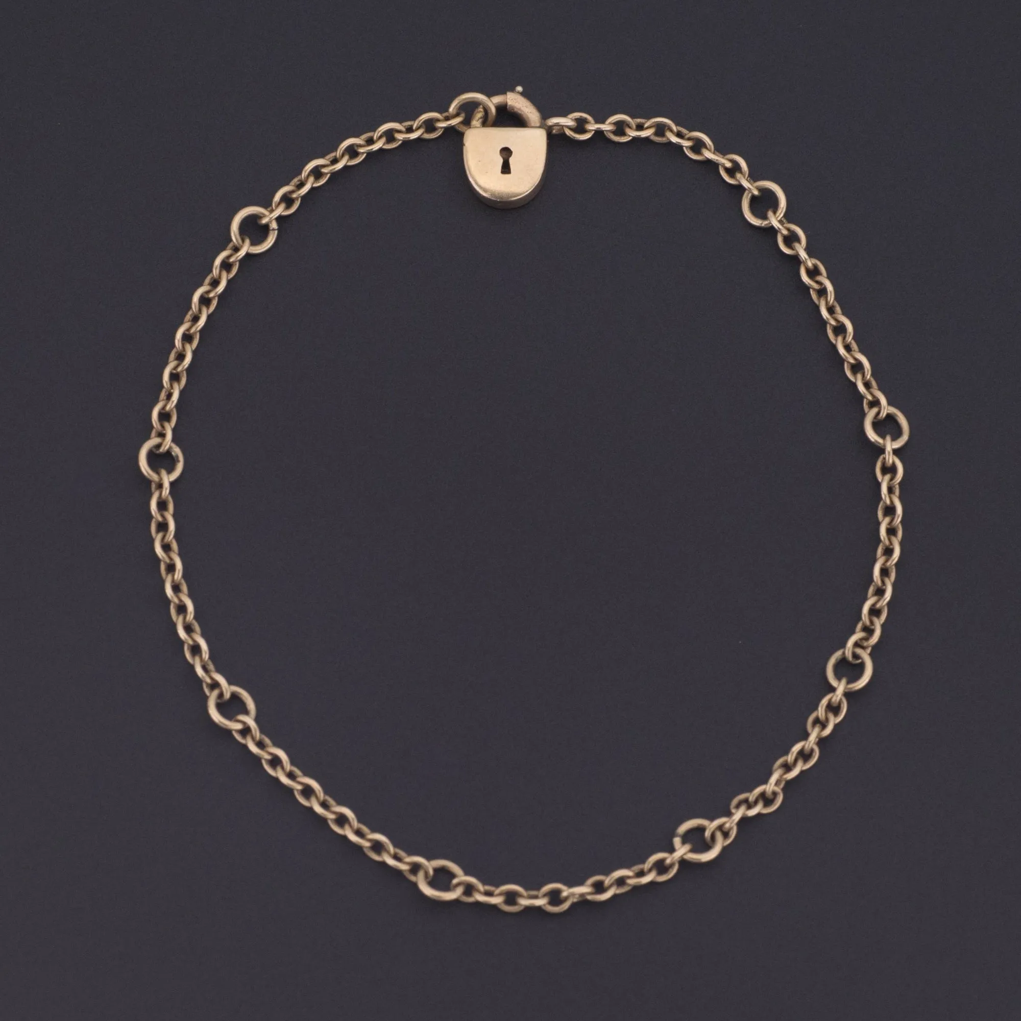 Antique Gold Bracelet | Antique Charm Bracelet