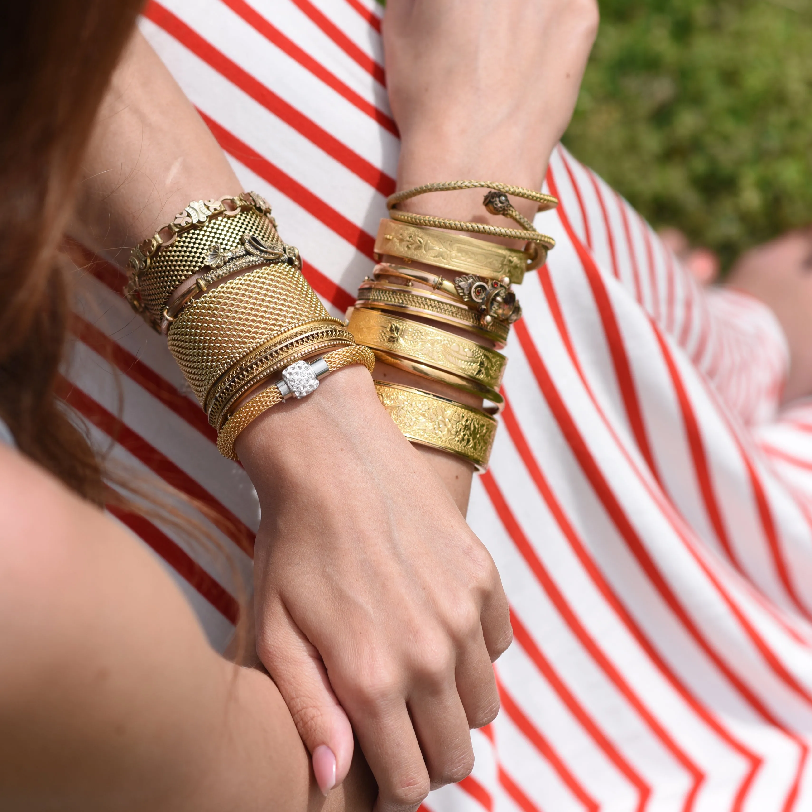 Antique Mesh Bracelet