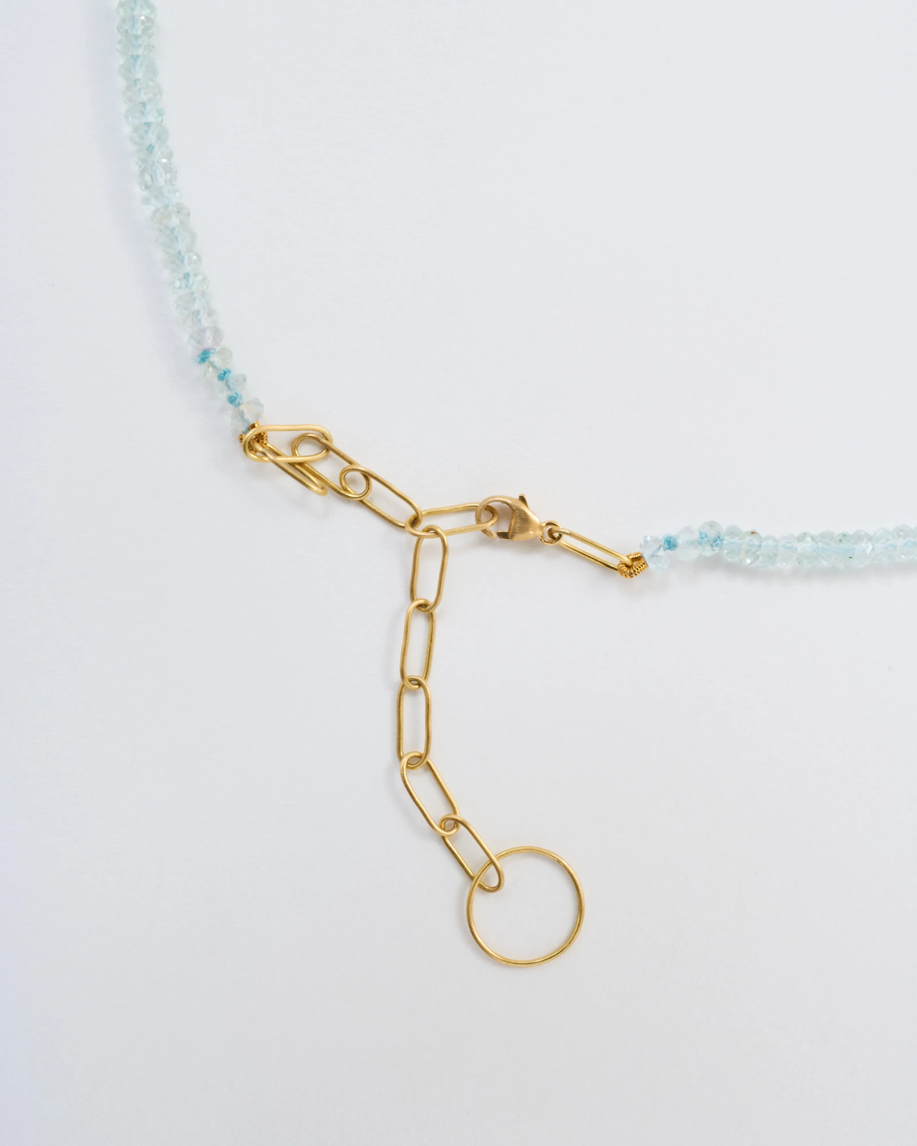aquamarine wrap bracelet