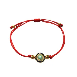 Atelier All Day Evil Eye Red String Bracelet