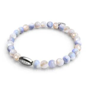 Athenian Blue x Silver | Abalone Bracelet