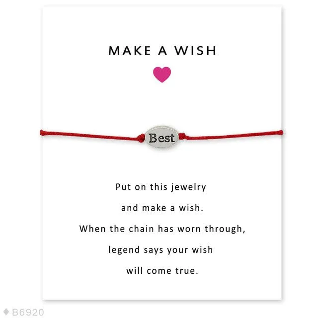 Aunt Niece Mother Daughters Grandma Granddaughter Love Friends Thanksgiving Gift Make a Wish Dream Compass Bracelets for Women