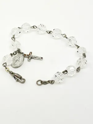 Austrian Crystal  Rosary Bracelet 8MM