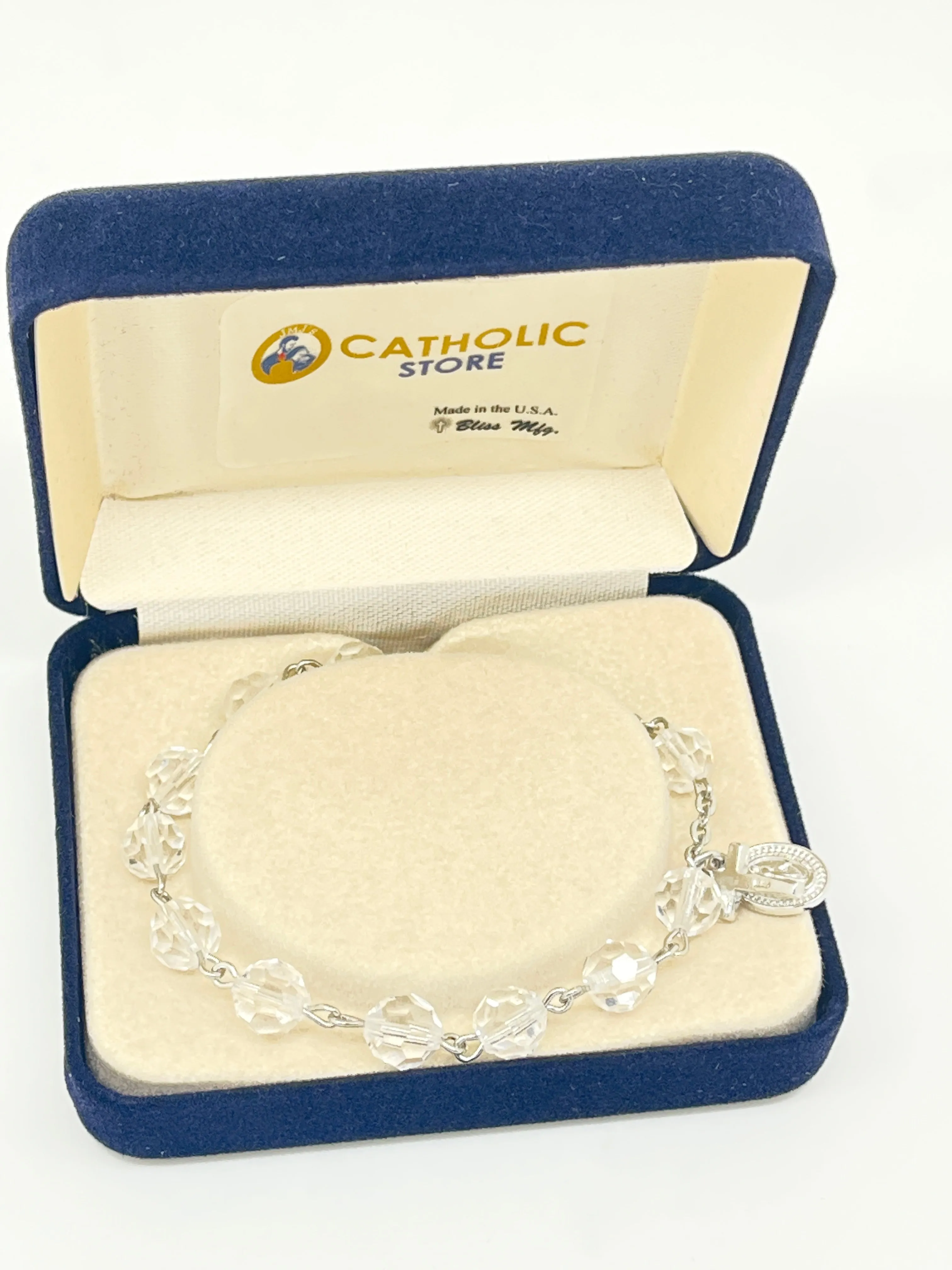 Austrian Crystal  Rosary Bracelet 8MM