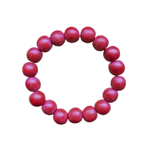 Barn Red Wood 10mm Bracelet