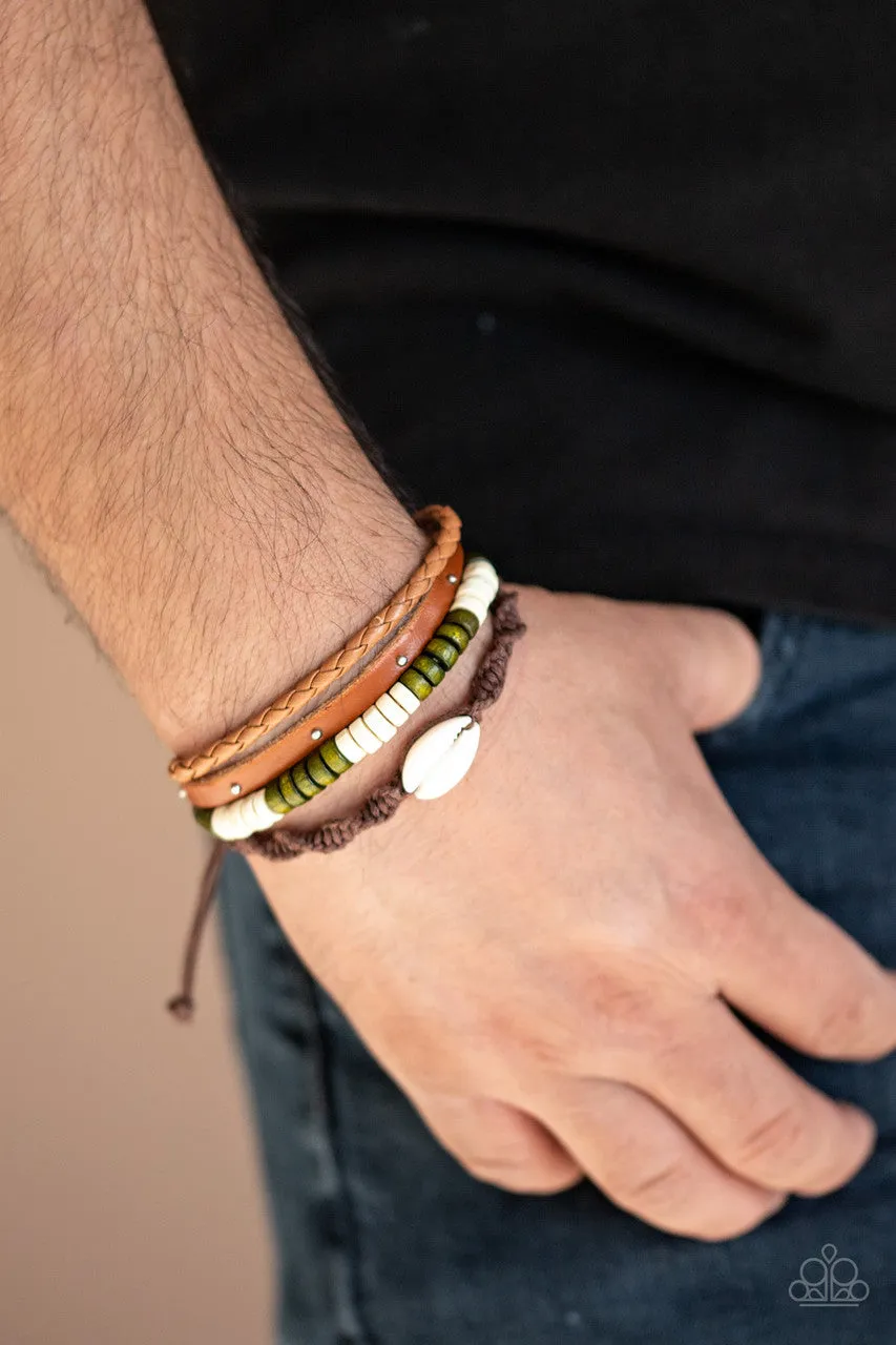 Beach Bounty Green Paparazzi Bracelet