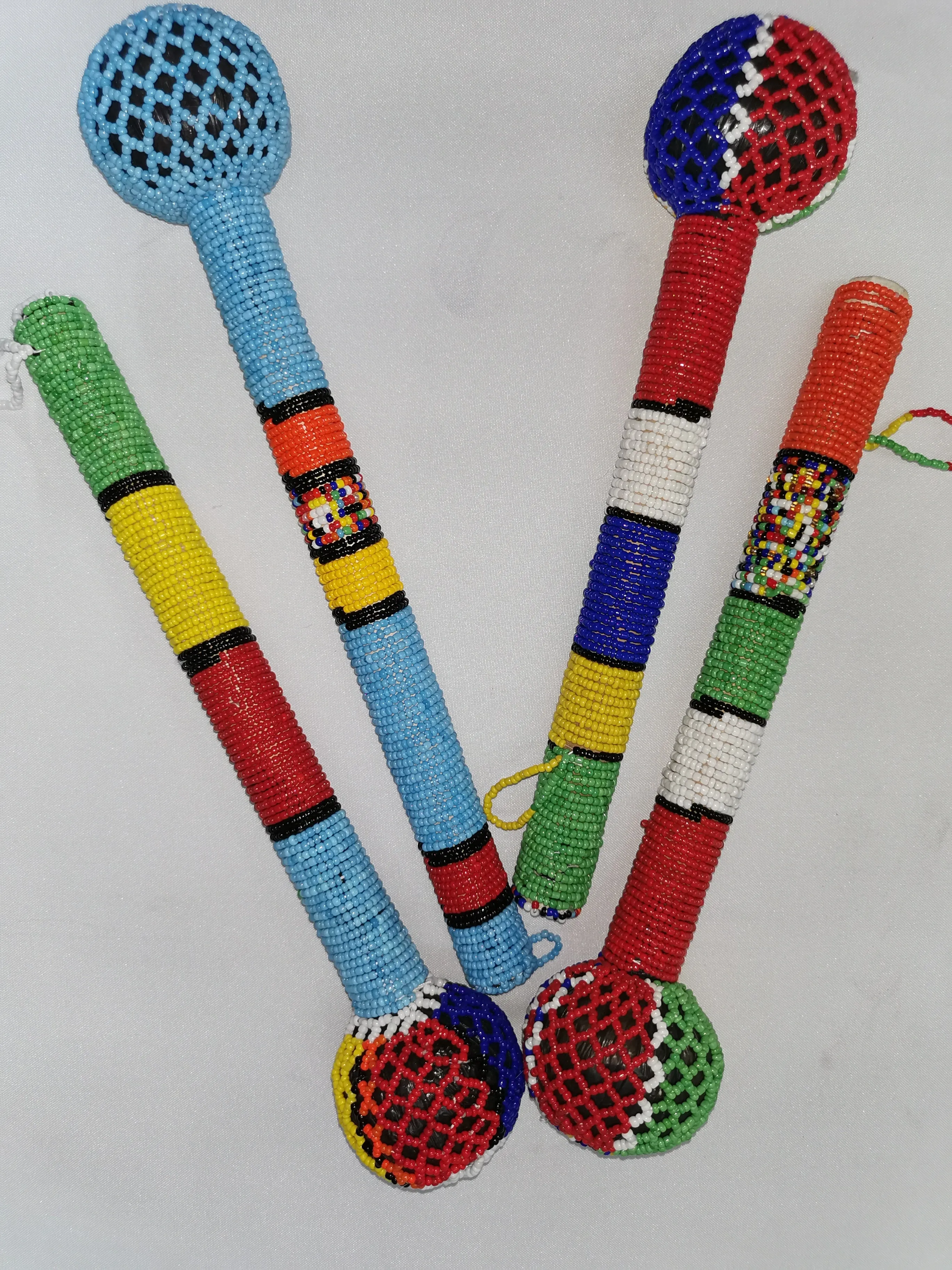 Beaded knobkerrie