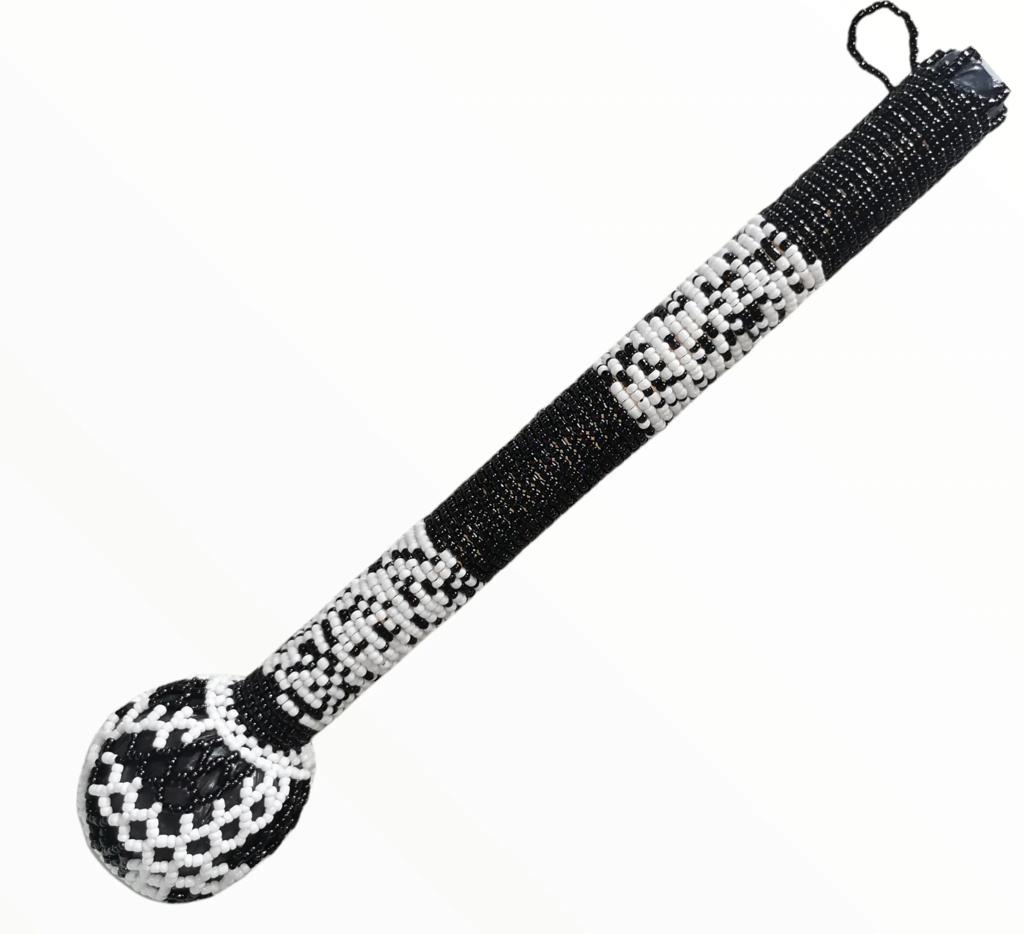 Beaded knobkerrie
