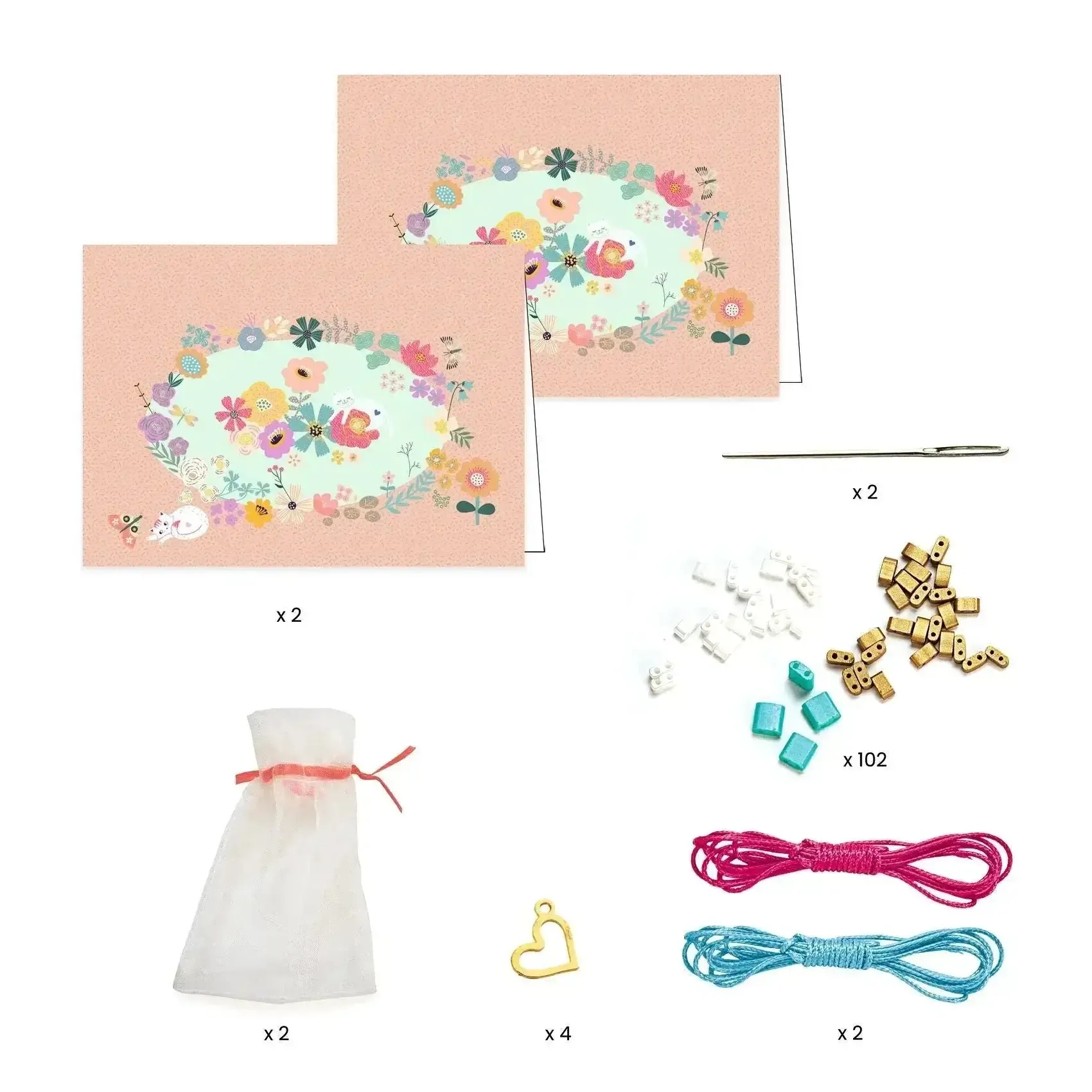 Beads and Jewelry Tila and Flowers Arts & Crafts Kit