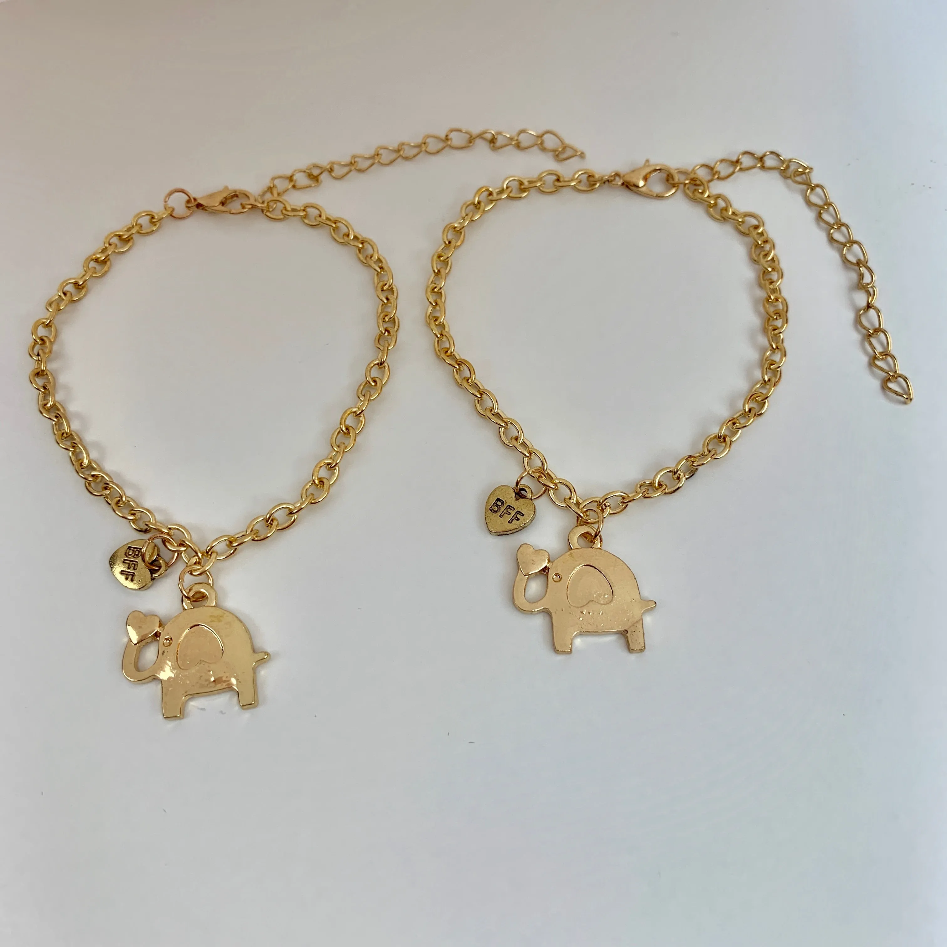 BFF save the elephants bracelet