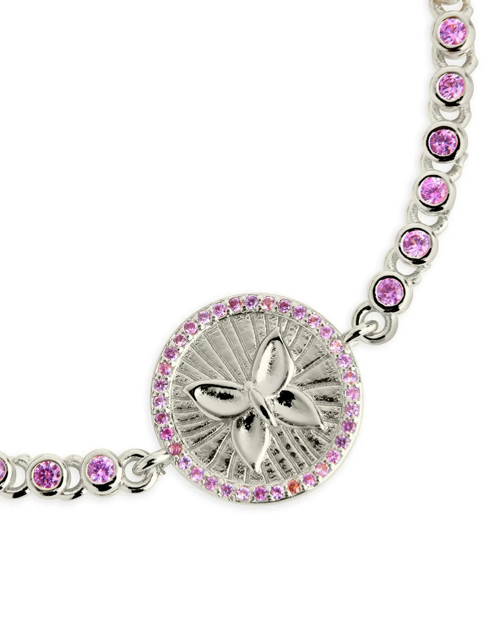 Bindi CZ Butterfly Bolo Bracelet