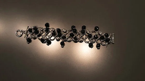 Black Crystal Nights Bracelet