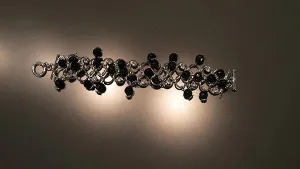Black Crystal Nights Bracelet