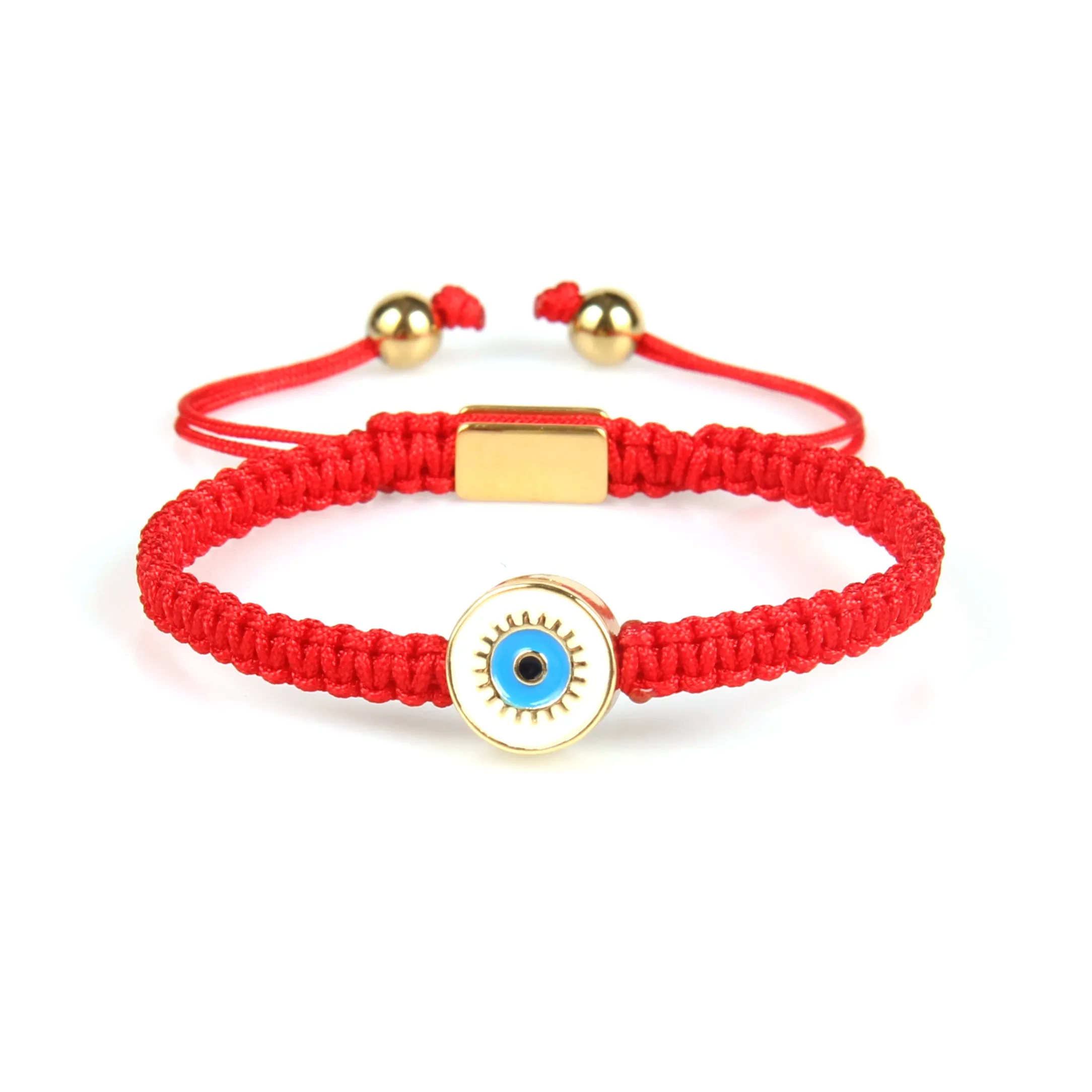 Blue Round Evil Eye Red String Protection Bracelet