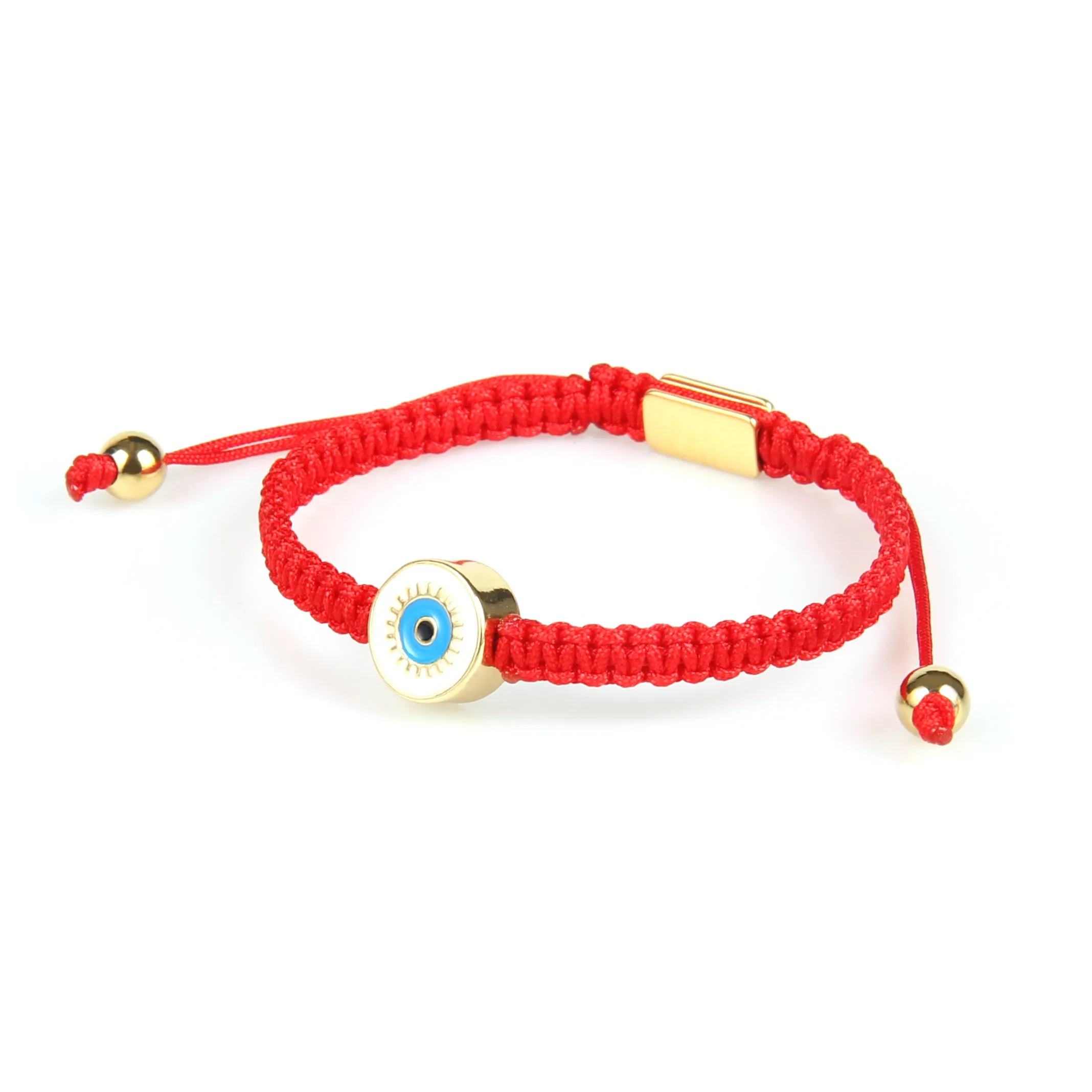 Blue Round Evil Eye Red String Protection Bracelet
