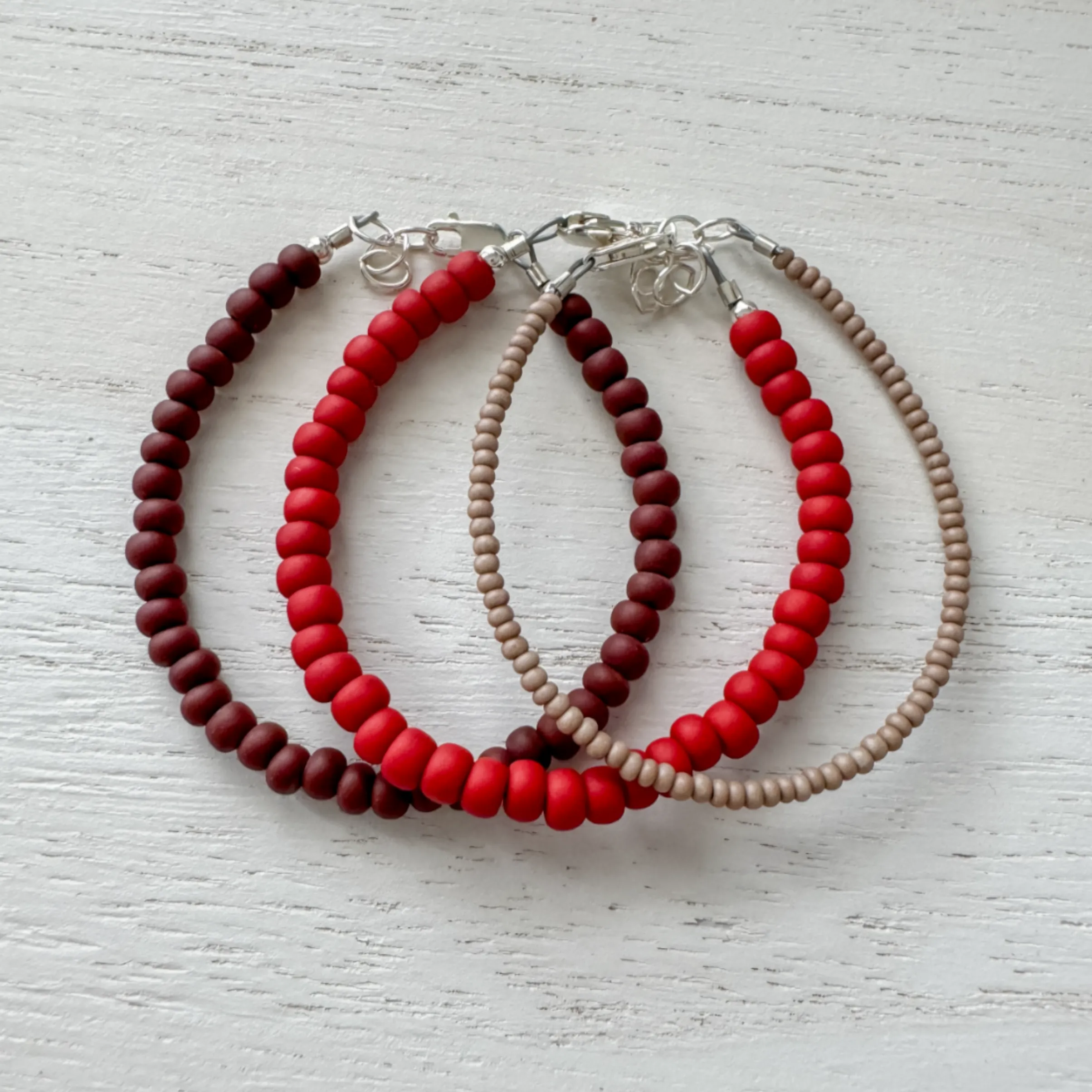 Boy’s Valentines Day Chocolate Covered Strawberry Bracelet Set