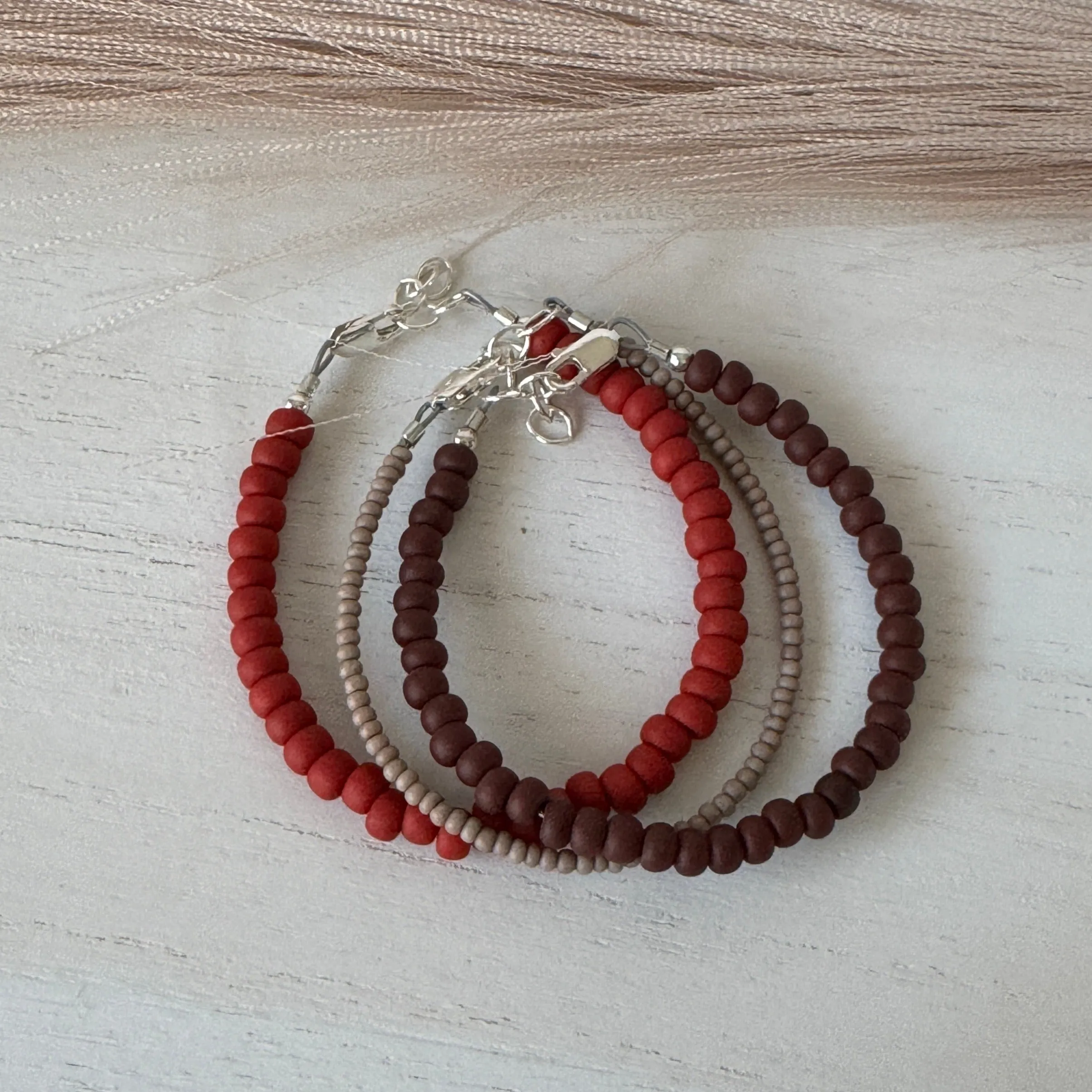 Boy’s Valentines Day Chocolate Covered Strawberry Bracelet Set