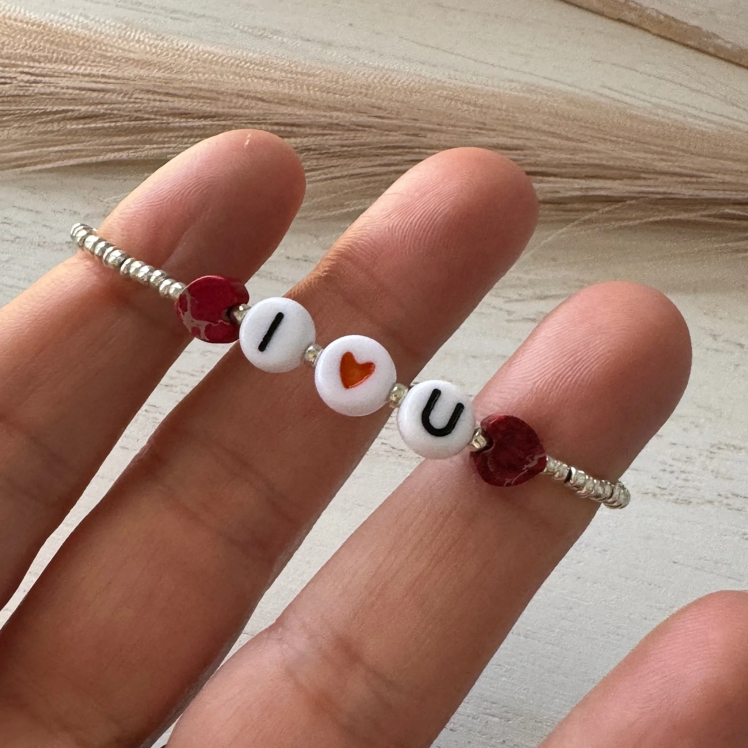 Boy’s Valentines Day Chocolate Covered Strawberry Bracelet Set