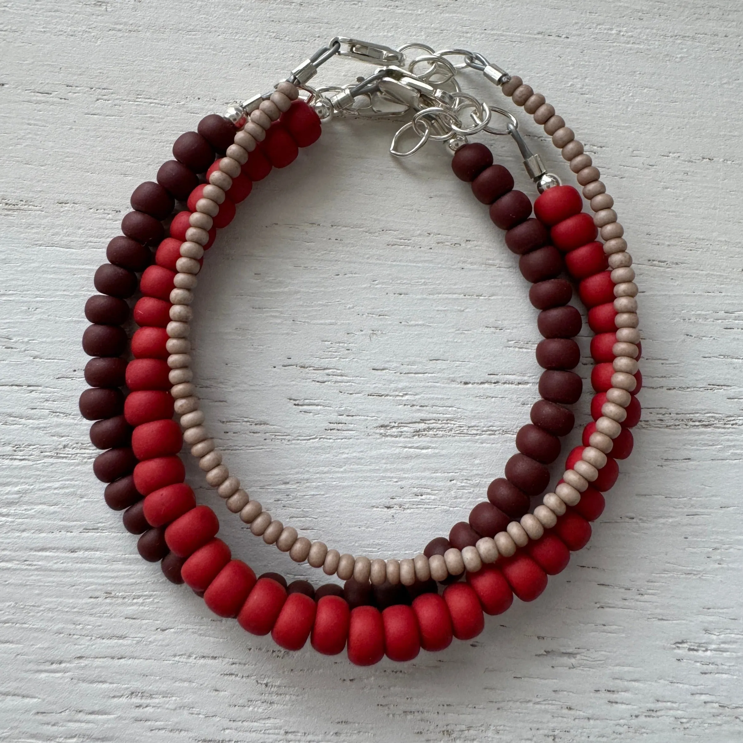 Boy’s Valentines Day Chocolate Covered Strawberry Bracelet Set