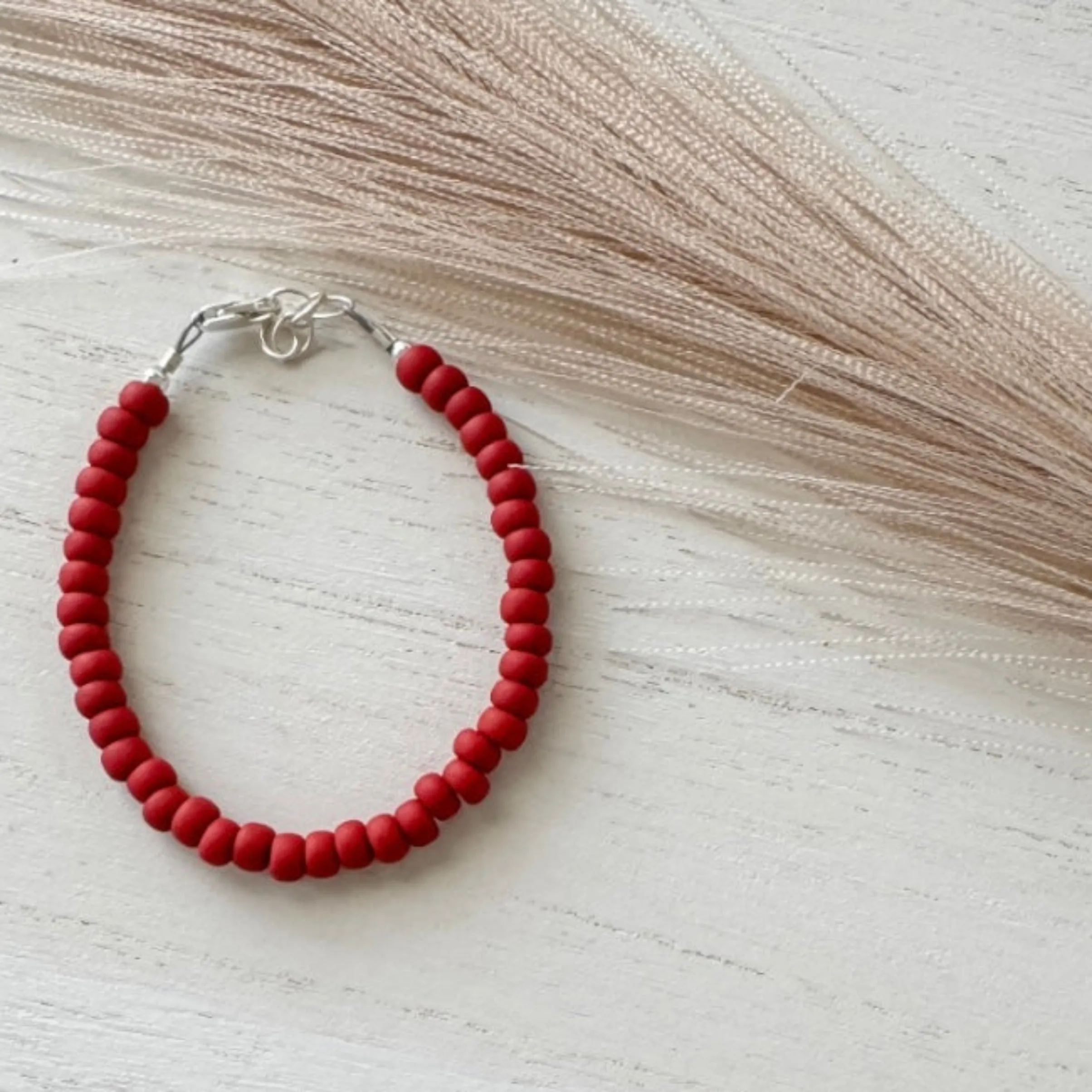 Boy’s Valentines Day Chocolate Covered Strawberry Bracelet Set