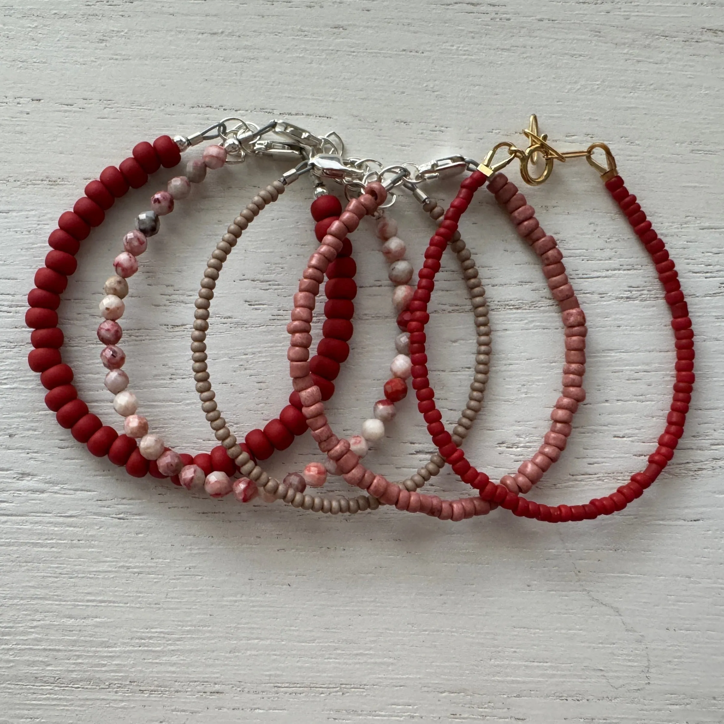 Boy’s Valentines Day Chocolate Covered Strawberry Bracelet Set